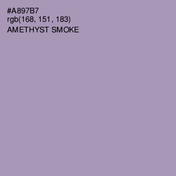 #A897B7 - Amethyst Smoke Color Image